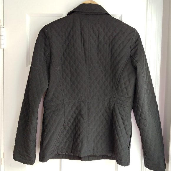 Jones New York Quilted Black Jacket Small - Picture 2 of 11